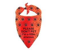 Bandana pour chien réactif « Please Don't Pet I'm A Little Anxious Dog » - Cadeau idéal (A Little Anxious)