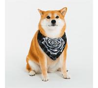 Bandana pour chien rose gothique réglable pour animaux de compagnie, bandanas de Noël pour animaux de compagnie, bavoirs triangulaires, mouchoir doux et respirant pour chiots de petite, moyenne et