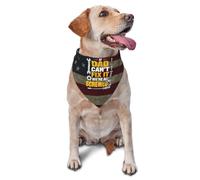 Bandana pour Chien Si Papa Ne Peut Pas Le Réparer, on Est Tous Foutus. Toilettage des Animaux De Compagnie Classiques Bandana Chien Collier, pour Fêtes, Photo Prises, 70x30cm