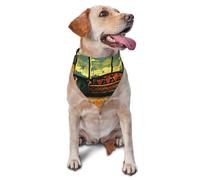 Bandana pour chien, soigneusement conçu pour la salle du trône avec impression complète, bandana réglable et respirant pour chiens de petite, moyenne et grande taille, accessoire de costume de jour de