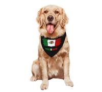Bandana pour Chien Vintage Mexico Mexican Mex Flags Animaux De Compagnie Bandana Pets Décorer Écharpe Triangulaire pour Accessoires Petit Moyen Grand 30X70Cm
