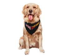 Bandana pour Chien Wing America Spain Spanish Flag Chat Bavoirs Triangulaires Animaux De Compagnie Écharpe Triangulaire pour Chiens Chats Chiot Séances Photo 30X70Cm
