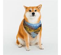 Bandana pour chien Zion National Park - Bandana réglable pour animaux de compagnie - Écharpe de Noël pour animaux de compagnie - Bavoirs triangulaires doux et respirants pour chats de petite, moyenne