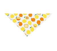 Bandana pour chiens à motif fruits | Bavoirs Triangulaires avec joli motif de fruits | Bavoir Triangulaire pour chiens dessin animé, écharpe pour animaux avec impression de fruits pour chien