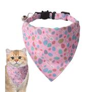 Bandana pour chiots de Pâques - Bavoir réglable pour animaux de compagnie style triangle | écharpe pour animaux de compagnie pour Pâques, foulard pour la tête pour chiens et chats, accessoire