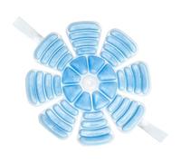 Bandana rafraîchissante pour casque : doublure en gel pratique pour réduire la chaleur et la transpiration, accessoire portable pour les activités de plein air telles que le cyclisme et les chantiers