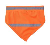 Bandana Réglable pour Chien, Ajustable Écharpe pour Animaux Compagnie Avec Collier Avec Nœuds Papillon pour Chien Collier écharpe Réfléchissant pour Animaux de Compagnie (L-Orange Fluo)