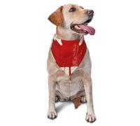 Bandana rétro pour chien et chat avec drapeau du Canada - Accessoire pour photos de petite et moyenne taille - Bandana triangulaire réglable - Lavable - Pour chien