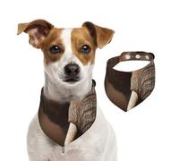 Bandana réversible en coton pour chien éléphant - Bavoir réglable pour petit et grand chien pour anniversaire mariage - Impression double face