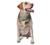 Bandana RiverMysticFlow Pride pour chien - Bandana en polyester respirant pour chiens de petite, moyenne et grande taille - Réglable et lavable - Accessoire pour garçon et fille, chiot et chat