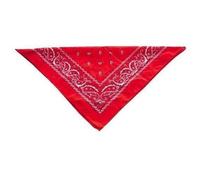 Bandana - Rouge - 50x50 cm - Imprimé floral - Printemps/Été