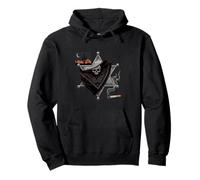 Bandana Squelette Western désert Lune Gothique Americana Hors-la-Loi Sweat à Capuche