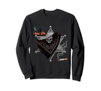 Bandana Squelette Western désert Lune Gothique Americana Hors-la-Loi Sweatshirt