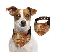 Bandana Statue d'Angkor Wat pour chiens de petite, moyenne et grande taille, pour chat ou chien