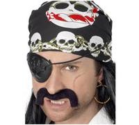 Bandana De Pirates Pour Adultes Accessoire De Costume De Pirate Bandeau Foulard