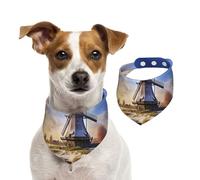 Bandana traditionnel pour chien, bandana d'été lavable et réglable pour chien, écharpe triangulaire, bavoirs mignons pour chiens de taille moyenne et grande taille, chiots et chats de petite taille