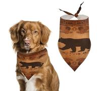 Bandana triangle amusant pour chien écharpe confortable en polyester doux et réglable pour chiot, cadeau pour petite et grande fille, chien et chat