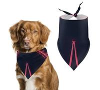 Bandana triangle pour chien motif œil de Londres - Lavable - En polyester - Joli bandana pour animaux de compagnie - Pour chiens et chats de taille moyenne et grande