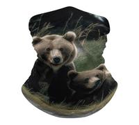 Bandana Une Mère Et Son Ourson Respirante Echarpe De Cou Durable Neckwarmer pour Paintball Carnaval Running 2 Pièces