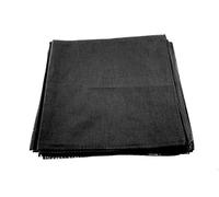 Bandana uni Zac’s Alter Ego®, foulard 100 % coton - Noir -