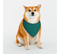 Bandana vert naturel pour chiens de petite, moyenne et grande taille, foulard triangle pour fille ou garçon