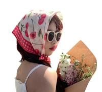 Bandanas à cheveux floraux à nouer pour femmes et filles, écharpes légères triangulaires, cadeaux bandanas à nouer pour femmes, C, Taille unique