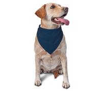 Bandanas à imprimé bleu de Prusse pour animal de compagnie - Foulards mignons pour chien et chat pour les vacances, Noël, Halloween - Bavoirs triangulaires réglables pour la promenade en plein air