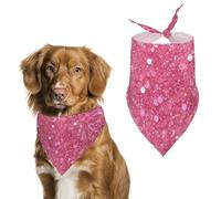 Bandanas à paillettes scintillantes pour nourrir et toiletter - Bavoirs triangulaires lavables pour animaux domestiques pour chats et chiens