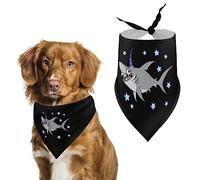 Bandanas Amusants en Forme d'étoile de Requin pour Chien, Bavoir Triangulaire pour Chien, écharpe Mignonne pour Animal de Compagnie, Foulard pour Petit, Moyen et Grand Animal de Compagnie