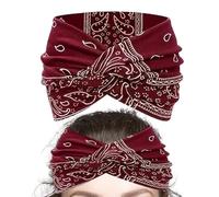 Bandanas Boho | Bandeau Turban Torsadé - Bandeau Sportif Élégant pour Femmes et Filles, Yoga Running Fitness, Événements Extérieurs Mariage Festival