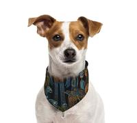 Bandanas brésiliens indiens d'Amazonie - Écharpe lavable pour chien de petite et grande taille pour fille ou garçon, accessoires pour animaux de compagnie