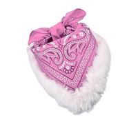 Bandanas cachemire pour femme - Mouchoir doux hip-hop | Bandeau multifonction 53,3 x 53,3 cm, écharpe enveloppante à fleurs de cajou pour femme, rose, Refer to description