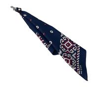 Bandanas carrés style ethnique doux accessoire de cheveux tendance pour un usage quotidien comme bandeau ou foulard hip-hop, H, Taille unique