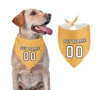 Bandanas Chien personnalisé avec nom Photo Logo écharpe pour A02