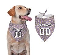 Bandanas Chien personnalisé avec nom Photo Logo écharpe pour A04