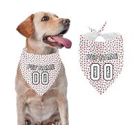 Bandanas Chien personnalisé avec nom Photo Logo écharpe pour A06