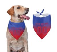 Bandanas Chien personnalisé avec nom Photo Logo écharpe pour A20