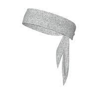Bandanas de sport à nouer - Bandeau d'entraînement unisexe à pois noirs, bandeau athlétique, été, cyclisme, et plus encore