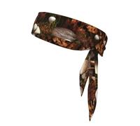 Bandanas de sport avec imprimé champignons sauvages - Bandanas d'entraînement - Bandanas athlétiques pour la course à pied et le tennis