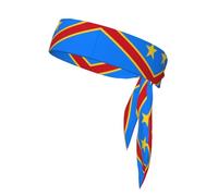 Bandanas de sport avec imprimé drapeau du Congo - Bandeau d'entraînement unisexe pour les activités sportives, la course, le yoga, le cyclisme
