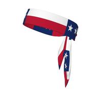 Bandanas de sport avec imprimé drapeau du Texas - Bandanas athlétiques élégants et confortables pour la course à pied, le yoga, le cyclisme