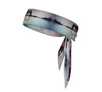 Bandanas de sport avec imprimé guitare réfléchissant - Bandanas athlétiques élégants et confortables pour la course à pied, le yoga, le cyclisme