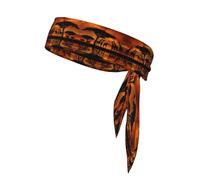 Bandanas de sport - Bandeau d'entraînement unisexe avec imprimé girafe d'Afrique, arbre majestueux, bandeau athlétique, été, cyclisme, et plus encore