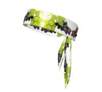 Bandanas de sport - Bandeau d'entraînement unisexe avec imprimé raisins violets et verts, bandeaux athlétiques d'été, cyclisme, et plus encore