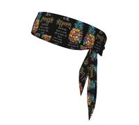 Bandanas de sport colorés avec imprimé ananas - Bandeau athlétique élégant et confortable pour la course à pied, le yoga, le cyclisme