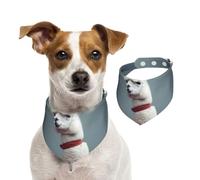 Bandanas d'été en alpaga pour chiens, lavables, réglables et triangulaires, bavoirs mignons pour chiens de taille moyenne et grande taille, chiots et chats, taille L