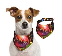 Bandanas d'été en forme de boule de Noël pour chiens, lavables, réglables et triangulaires, bavoirs mignons pour chiens de taille moyenne et grande taille, chiots et chats de petite taille