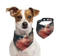 Bandanas d'été pour chiens « A Night of Miracles and Magic » - Bandanas lavables et réglables en triangle - Bavoirs mignons pour animaux de compagnie - Pour chiens de taille moyenne et grande - Chiots