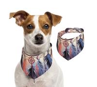 Bandanas d'été pour chiens amérindiens, bandanas lavables et réglables en forme de triangle pour chiens de taille moyenne et grande taille, chiots et chats, taille S