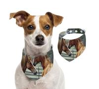 Bandanas d'été pour chiens, animaux, peintures brodées, bandanas pour chien, bandanas lavables et réglables pour chien, écharpe triangulaire, bavoirs mignons pour chiens de taille moyenne et grande